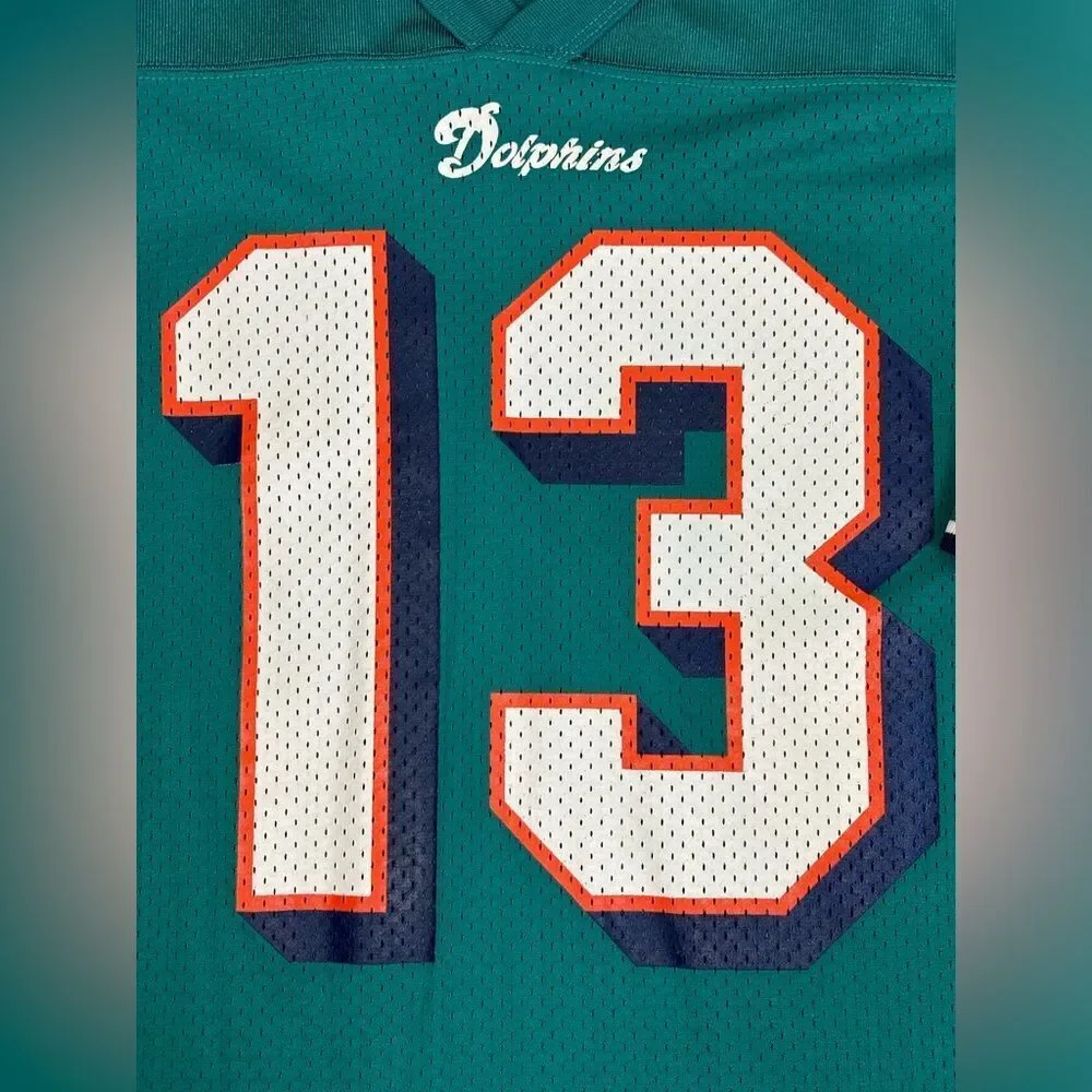 VINTAGE STARTER DAN MARINO MIAMI DOLPHINS Men‎ Football Jersey 1995 NFL 48 Large